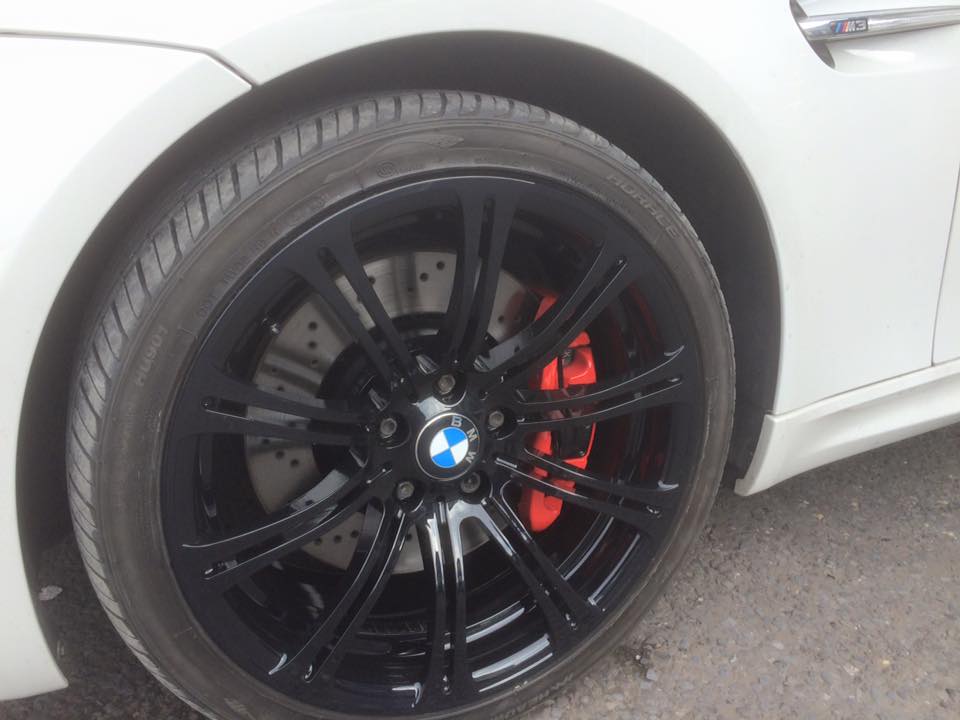 BMW Black Alloy Wheel Refurb Swansea Specialists