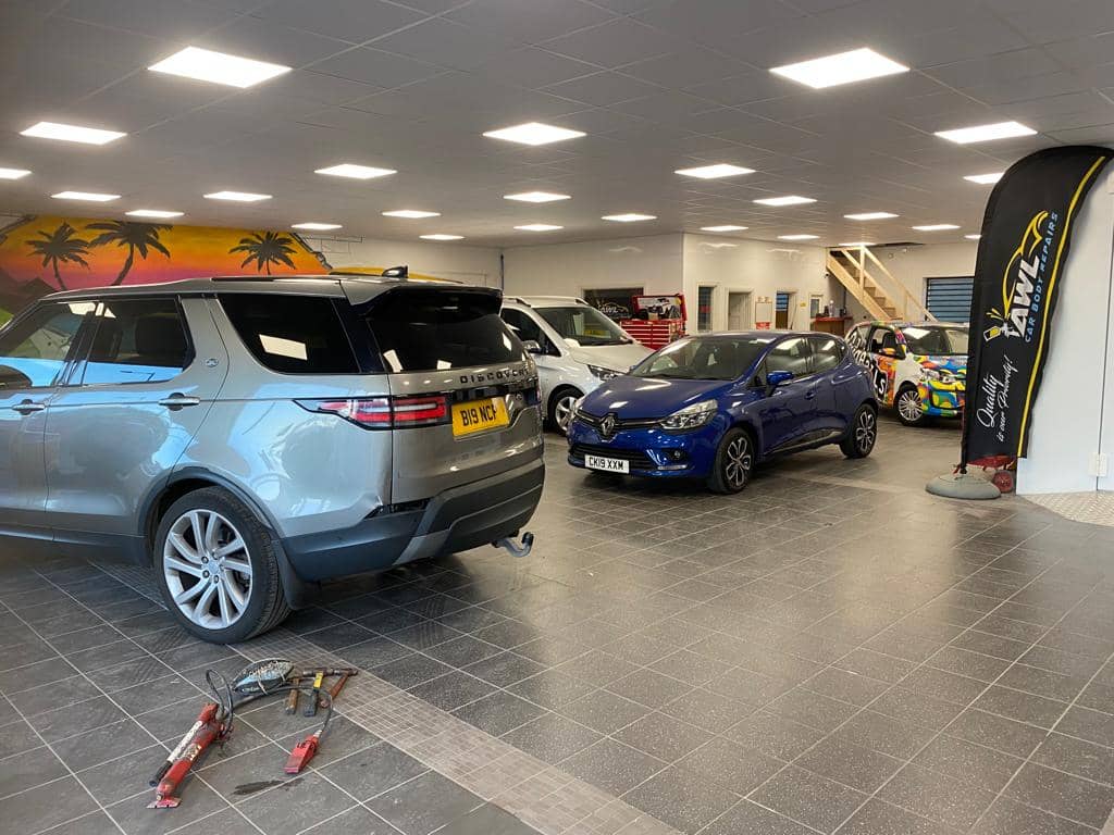Completed workshop refit at AWL Swansea with vehicles