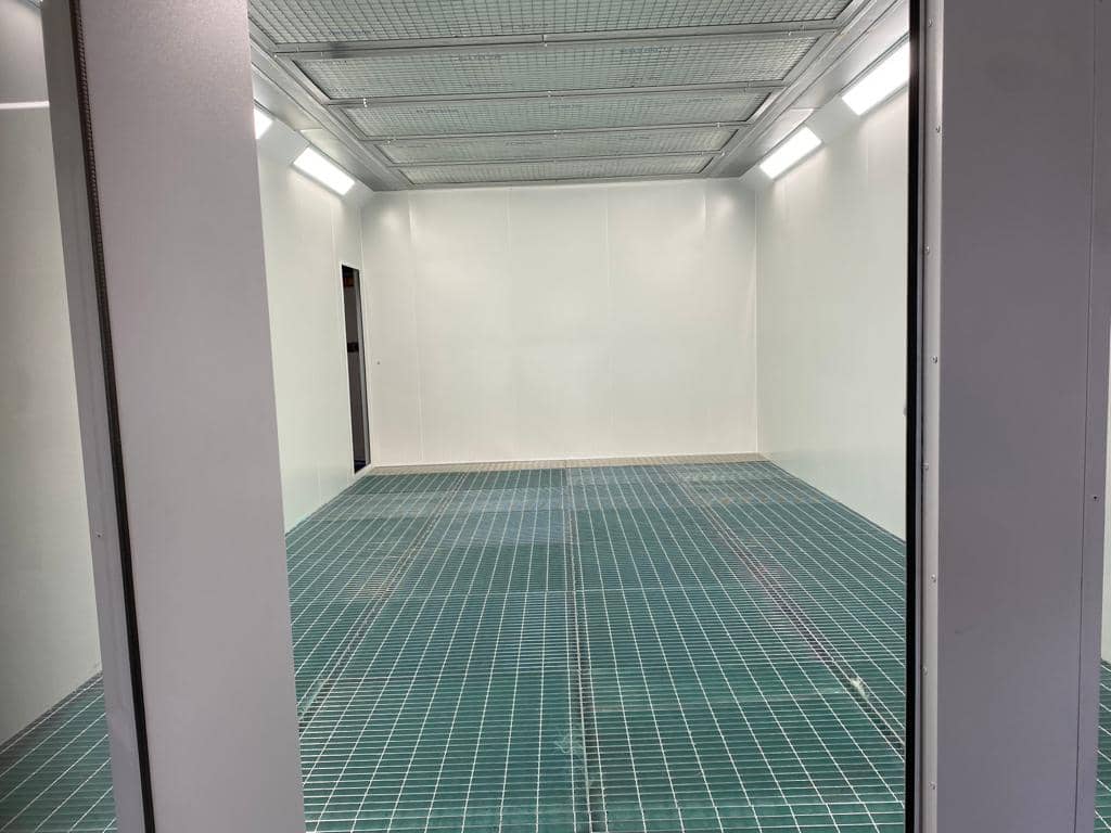 State of the art Haltec Down Draft Spray Booth AWL Swansea